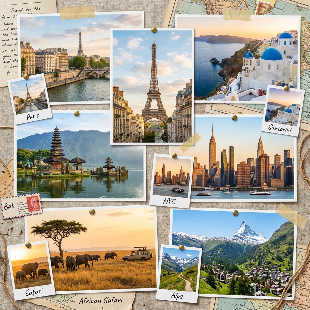 Exotic worldwide destinations
