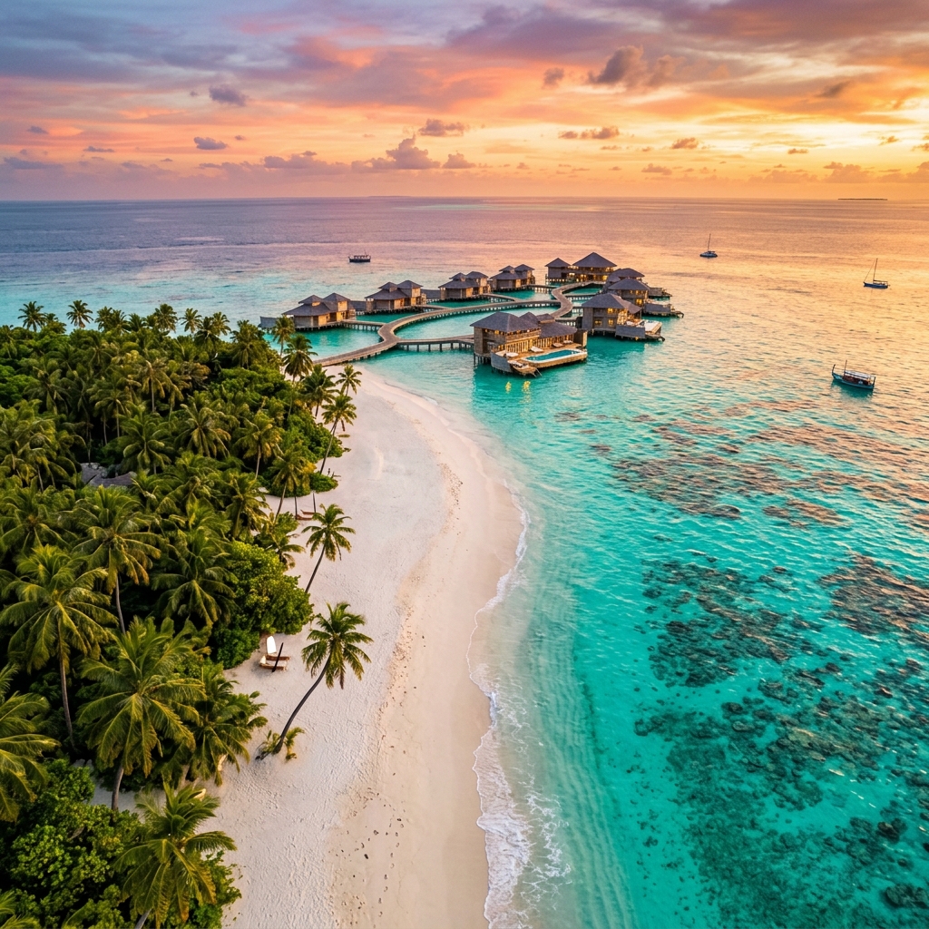 Dream vacation tropical paradise