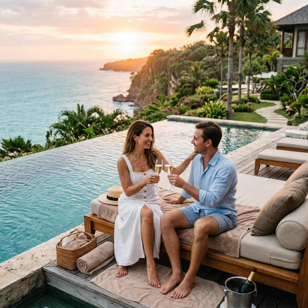 Luxury vacation resort experience